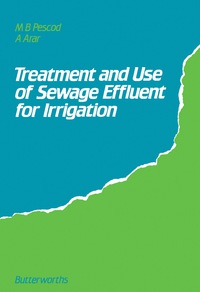 صورة الغلاف: Treatment and Use of Sewage Effluent for Irrigation 9780408026222