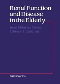 Imagen de portada: Renal Function and Disease in the Elderly 9780407003958