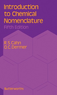 Cover image: Introduction to Chemical Nomenclature 5th edition 9780408106085