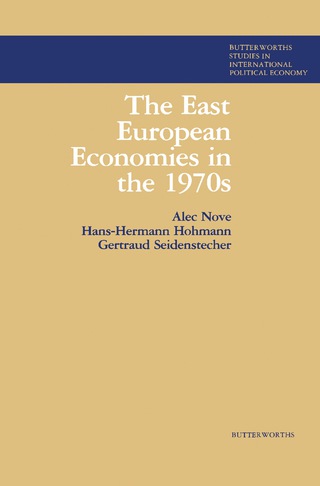 Cover image: The East European Economies in the 1970s 9780408107624