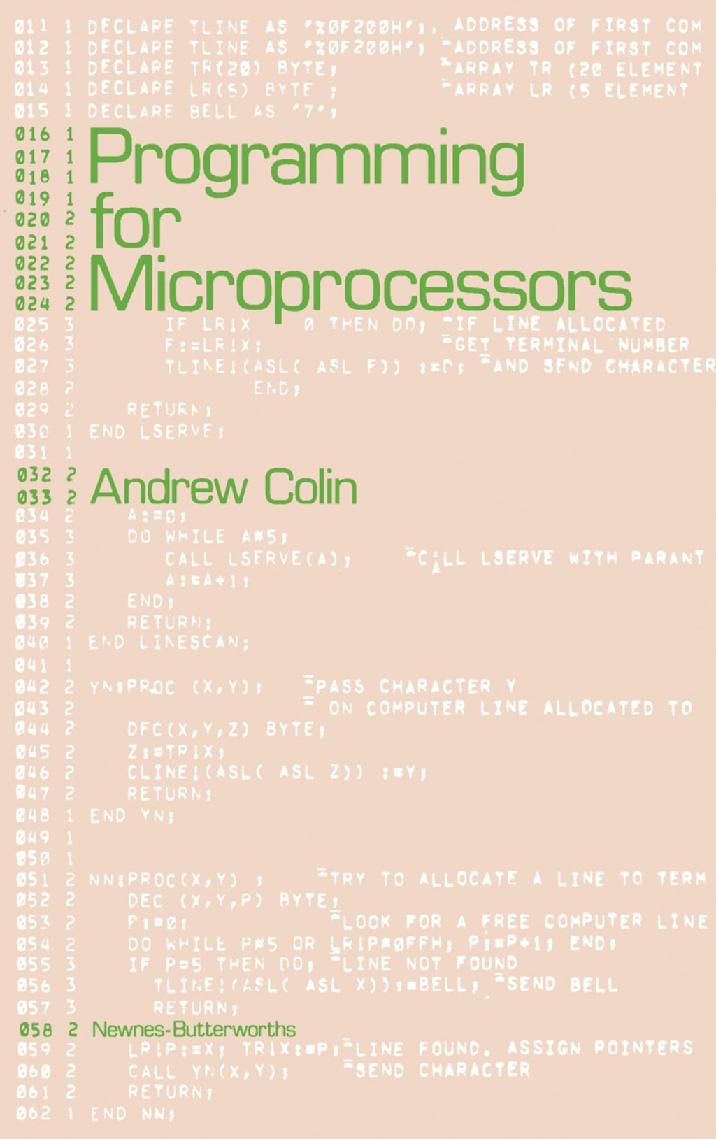 Programming for Microprocessors (eBook)