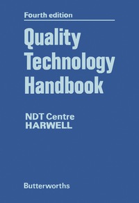 Imagen de portada: Quality Technology Handbook 4th edition 9780408013314