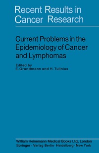 Imagen de portada: Current Problems in the Epidemiology of Cancer and Lymphomas 9780433328346