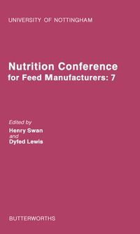 Imagen de portada: Nutrition Conference for Feed Manufacturers 9780408707046