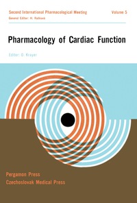 Imagen de portada: Pharmacology of Cardiac Function 9780080108070