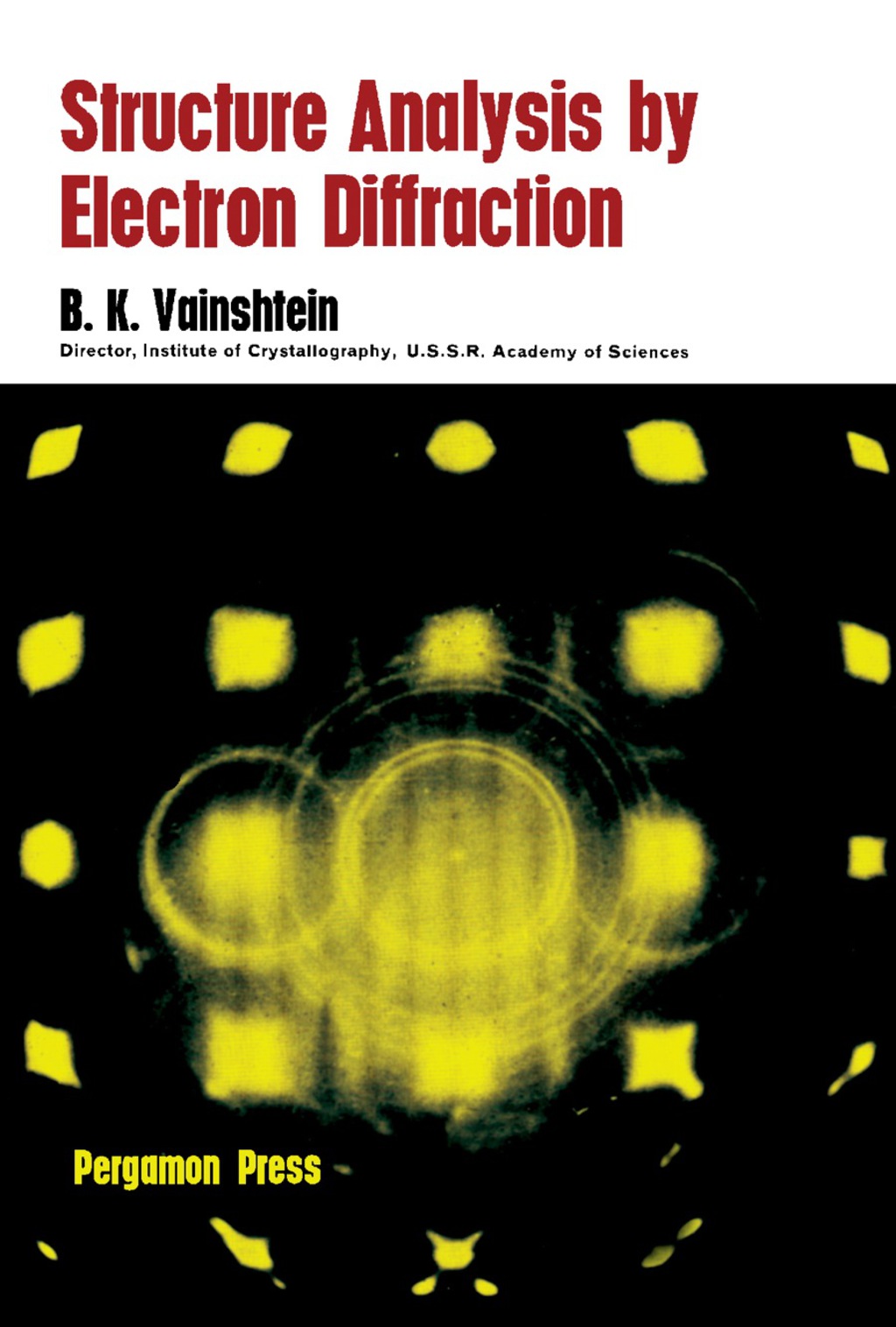 Structure Analysis by Electron Diffraction (eBook)