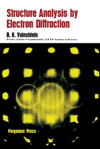 表紙画像: Structure Analysis by Electron Diffraction 9780080102412