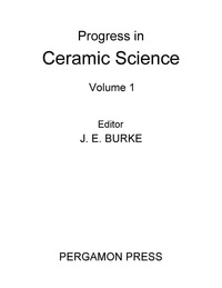 Imagen de portada: Progress in Ceramic Science 9780080094670