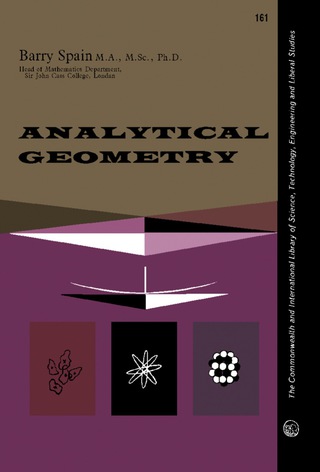 Imagen de portada: Analytical Geometry 9780080099736