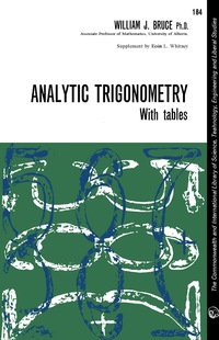 Immagine di copertina: Analytic Trigonometry 9780080103112