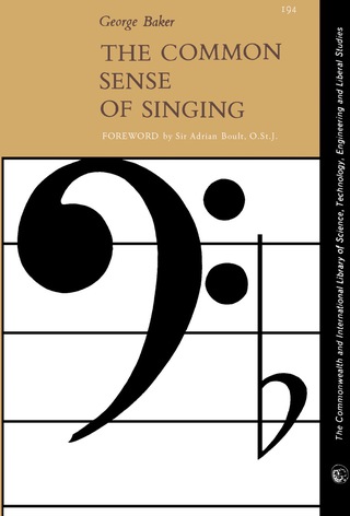 Immagine di copertina: The Common Sense of Singing 9780080104270