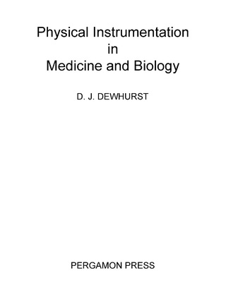 Cover image: Physical Instrumentation in Medicine and Biology 9780080113463