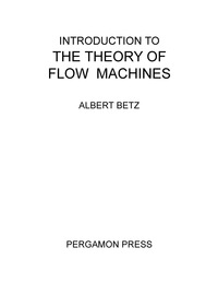 Cover image: Introduction to the Theory of Flow Machines 9780080114330