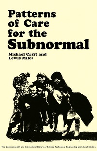 Cover image: Patterns of Care for the Subnormal 9780080122649