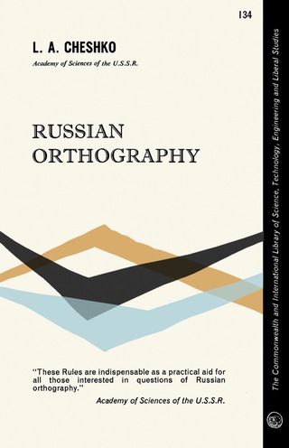 Imagen de portada: Russian Orthography 9780080134376