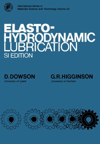 Cover image: Elasto-Hydrodynamic Lubrication 9780080213026