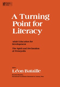 Titelbild: A Turning Point for Literacy 9780080213866