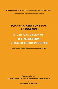 Cover image: Tokamak Reactors for Breakeven 9780080220345