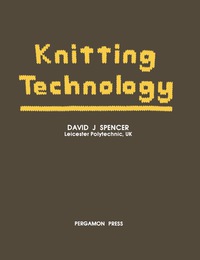 صورة الغلاف: Knitting Technology 9780080247632