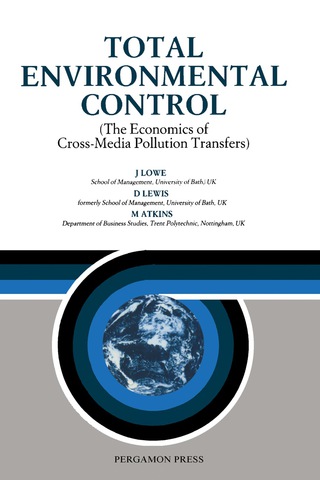 Cover image: Total Environmental Control 9780080262765