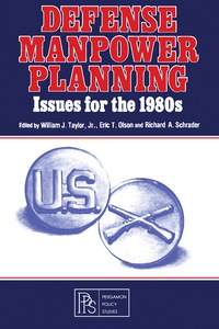 Cover image: Defense Manpower Planning 9780080275604