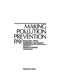 Imagen de portada: Making Pollution Prevention Pay 9780080294179