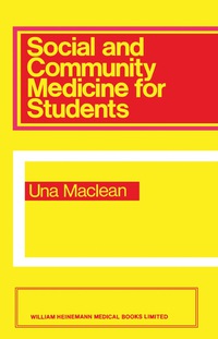 Titelbild: Social and Community Medicine for Students 9780433201205