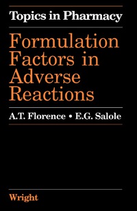 Immagine di copertina: Formulation Factors in Adverse Reactions 9780723609230