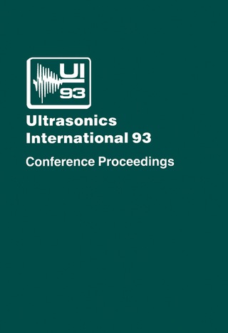 Cover image: Ultrasonics International 93 9780750618779