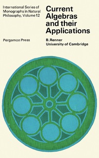 Titelbild: Current Algebras and Their Applications 9780080033723