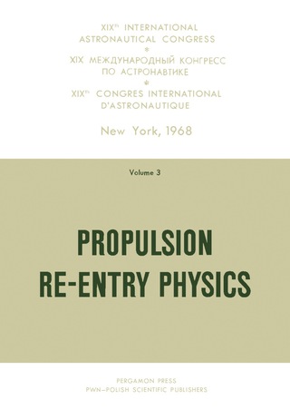 Cover image: Propulsion Re-Entry Physics 9780080069319