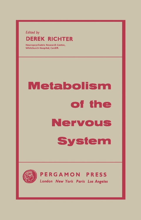 Metabolism of the Nervous System - FULL INSTANT DOWNLOAD | PDF DOCX EPUB