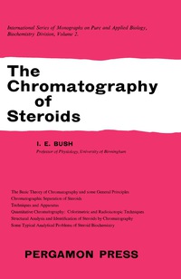 Cover image: The Chromatography of Steroids 9780080095448