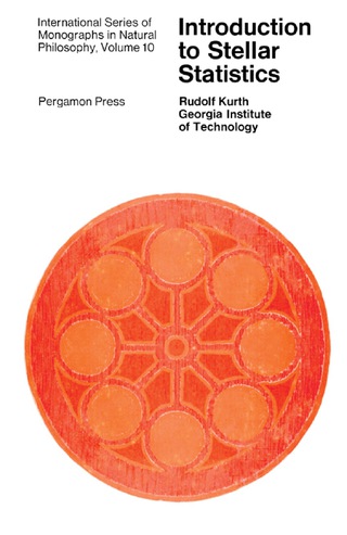 Cover image: Introduction to Stellar Statistics 9780080101194