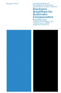 Omslagafbeelding: Electronic Amplifiers for Automatic Compensators 9780080101743