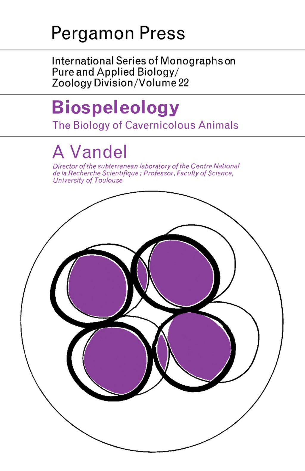 Biospeleology The Biology of Cavernicolous Animals