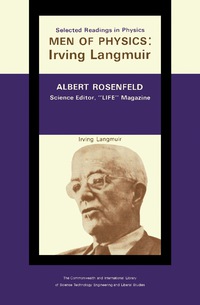 Cover image: The Quintessence of Irving Langmuir 9780080110493