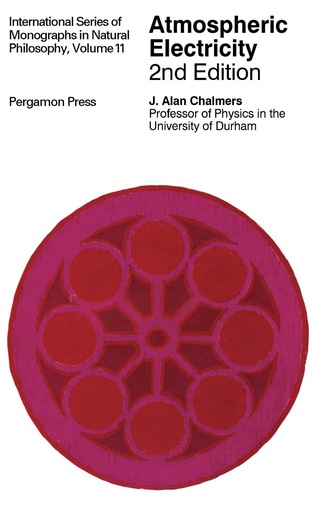 Cover image: Atmospheric Electricity 2nd edition 9780080120058