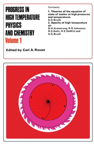 Omslagafbeelding: Progress in High Temperature Physics and Chemistry 9780080121239