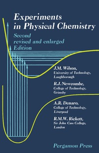 Cover image: Experiments in Physical Chemistry 2nd edition 9780080125411