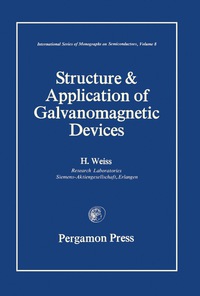 Cover image: Structure and Application of Galvanomagnetic Devices 9780080125978