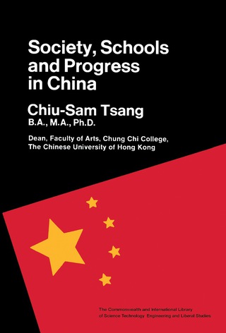 Titelbild: Society, Schools and Progress in China 9780080128443