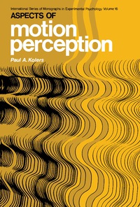 صورة الغلاف: Aspects of Motion Perception 9780080168432