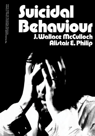 Cover image: Suicidal Behaviour 9780080168555