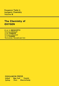 Omslagafbeelding: The Chemistry of Oxygen 9780080188584