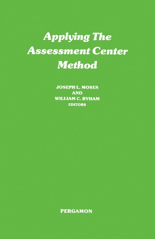 Imagen de portada: Applying the Assessment Center Method 9780080195810