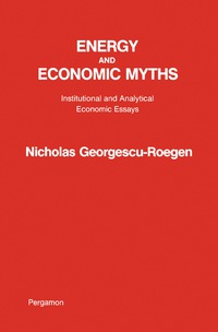 Cover image: Energy and Economic Myths 9780080210278