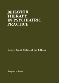 Cover image: Behavior Therapy in Psychiatric Practice 9780080211480