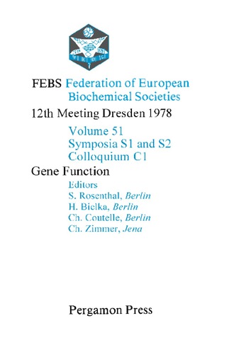 Cover image: Gene Function 9780080231754
