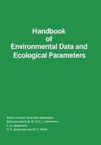 Imagen de portada: Handbook of Environmental Data and Ecological Parameters 9780080234366